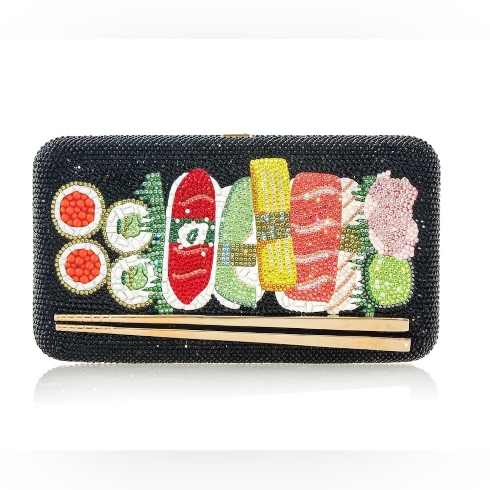 Judith Leiber Kourtney Kardashian Sushi Tray Clutch